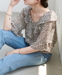 DISCOAT | 小花柄2WAYオフショルブラウス(シャツ/ブラウス)