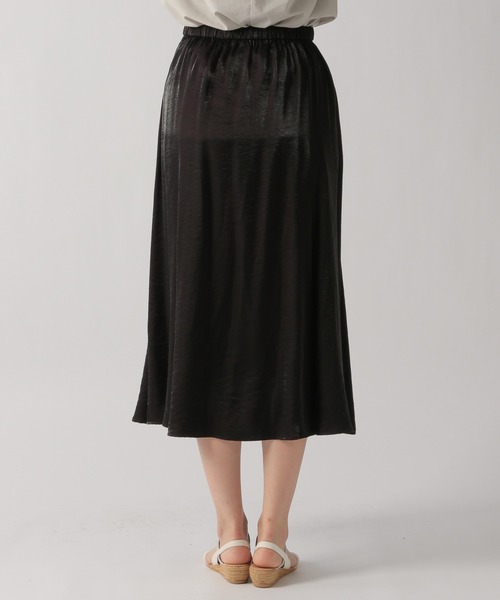 Ezick（エジック）の「グロッシーフレアスカート（スカート・レディース・ライトグレー/ブラック・SMALL/MEDIUM）」の14枚目の写真