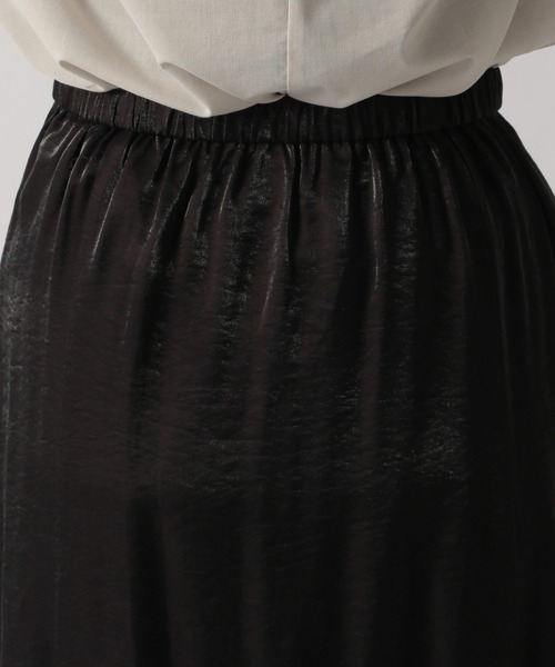 Ezick（エジック）の「グロッシーフレアスカート（スカート・レディース・ライトグレー/ブラック・SMALL/MEDIUM）」の15枚目の写真