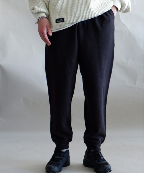MANASTASH（マナスタッシュ）の「MANASTASH/マナスタッシュ　CASCADE PANTS カスケードパンツ 7116106（スウェットパンツ・メンズ・ブラック/ナチュラル/オレンジ系1・MEDIUM/LARGE）」の4枚目の写真