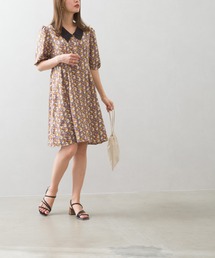 SpRay | レトロ柄クレリックワンピース(ワンピース)