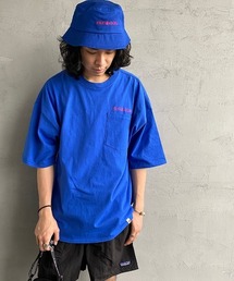 FRUIT OF THE LOOM | [FRUIT OF THE LOOM/フルーツオブザルーム] 別注 ロゴ入りポケットTシャツ＆バケットハット 2点セット(Tシャツ/カットソー)