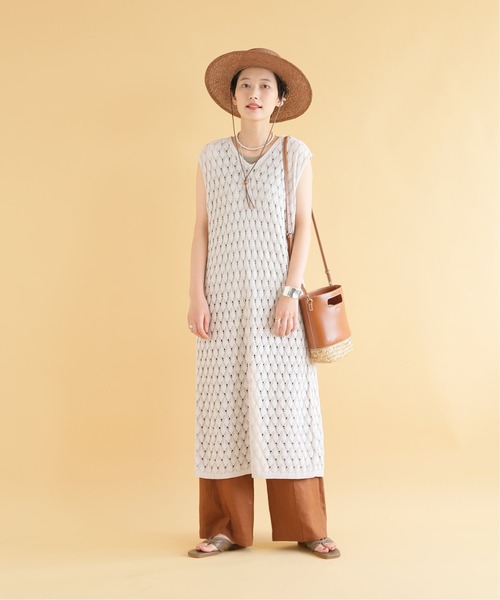 JOURNAL STANDARD（ジャーナルスタンダード）の「レースアミニットワンピース（ワンピース・レディース・ホワイト×ホワイト/ブラック系その他・FREE）」の5枚目の写真