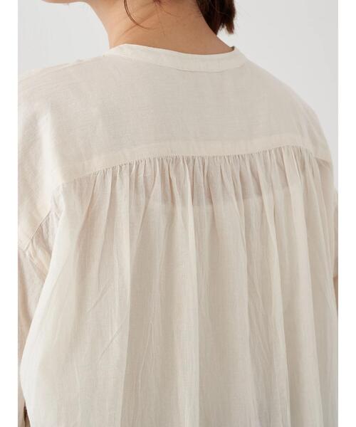 earth music&ecology（アースミュージックアンドエコロジー）の「ギャザーワンピース ＊（ワンピース・レディース・グレー/オフホワイト/オレンジ/ホワイト系その他2・FREE）」の14枚目の写真