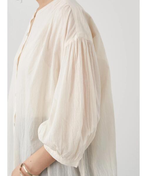 earth music&ecology（アースミュージックアンドエコロジー）の「ギャザーワンピース ＊（ワンピース・レディース・グレー/オフホワイト/オレンジ/ホワイト系その他2・FREE）」の15枚目の写真