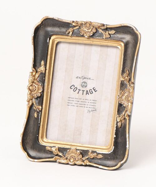 Port（ポート）の「【 antique andico / アンティーク アンディコ 】 レトロ調 ミニ フォト フレーム（フォトフレーム・レディース・グレー/ブラック系その他3/ブラック系その他/ゴールド系その他2/ゴールド/グレー系その他2/ゴールド系その他/グレー系その他/ゴールド系その他3/ベージュ系その他/ブラック/ブラック系その他2/クリーム/グレー系その他3・FREE）」の5枚目の写真