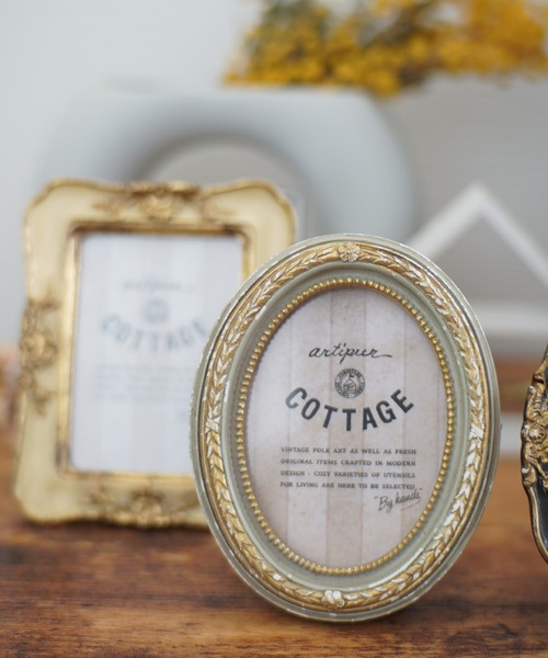 Port（ポート）の「【 antique andico / アンティーク アンディコ 】 レトロ調 ミニ フォト フレーム（フォトフレーム・レディース・グレー/ブラック系その他3/ブラック系その他/ゴールド系その他2/ゴールド/グレー系その他2/ゴールド系その他/グレー系その他/ゴールド系その他3/ベージュ系その他/ブラック/ブラック系その他2/クリーム/グレー系その他3・FREE）」の6枚目の写真