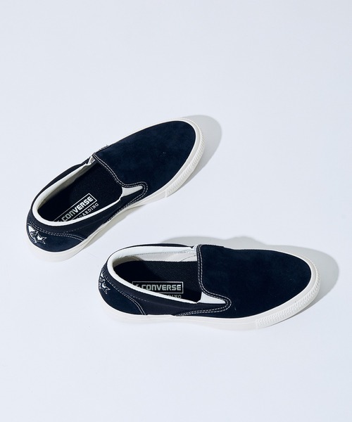 CONVERSE(コンバース)の「【CONVERSE】CS SLIP-ON SK(スニーカー・レディース・ブラック・24/23.5cm/24.5cm/23)」の1枚目の写真