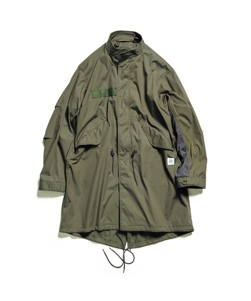 uniform experiment（ユニフォームエクスペリメント）の「SLEEVE PANELED MODS COAT（モッズコート・メンズ・ブラック/カーキ・1/2/4/3）」の10枚目の写真