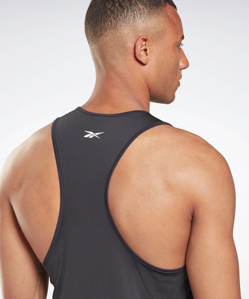 Reebok(リーボック)の「レズミルズ アクティブチル シングレット (タンクトップ・メンズ・ブラック/イエロー・X-LARGE/X-SMALL/XX-LARGE/LARGE/MEDIUM/SMALL/XXX-LARGE)」の8枚目の写真