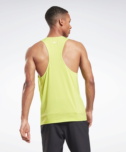 Reebok(リーボック)の「レズミルズ アクティブチル シングレット (タンクトップ・メンズ・ブラック/イエロー・X-LARGE/X-SMALL/XX-LARGE/LARGE/MEDIUM/SMALL/XXX-LARGE)」の10枚目の写真