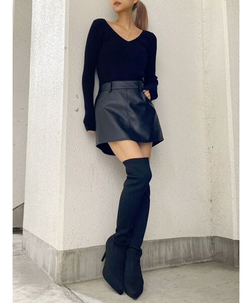 GYDA（ジェイダ）の「インストームニーハイブーツ（ブーツ・レディース・ブラック・SMALL/MEDIUM/LARGE）」の19枚目の写真