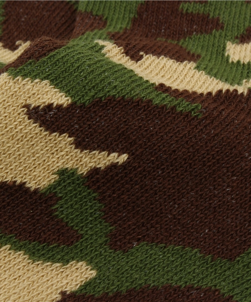 WEGO(ウィゴー)の「WEGO/迷彩柄ソックス(ソックス/靴下・レディース・グリーン・FREE)」の4枚目の写真