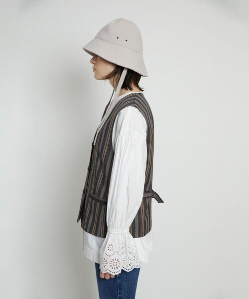 BEAUTY&YOUTH UNITED ARROWS(ビューティーアンドユースユナイテッドアローズ)の「BY ポリエステルストライプベスト(その他アウター・レディース・その他1・FREE)」の8枚目の写真