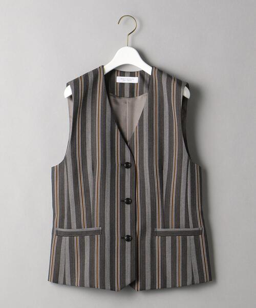 BEAUTY&YOUTH UNITED ARROWS(ビューティーアンドユースユナイテッドアローズ)の「BY ポリエステルストライプベスト(その他アウター・レディース・その他1・FREE)」の11枚目の写真