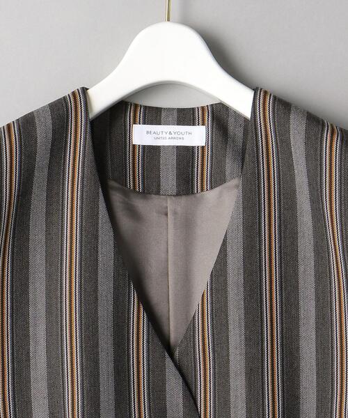 BEAUTY&YOUTH UNITED ARROWS(ビューティーアンドユースユナイテッドアローズ)の「BY ポリエステルストライプベスト(その他アウター・レディース・その他1・FREE)」の13枚目の写真