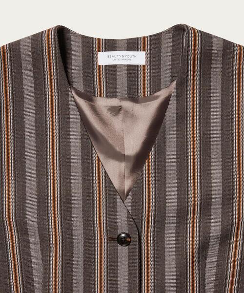 BEAUTY&YOUTH UNITED ARROWS(ビューティーアンドユースユナイテッドアローズ)の「BY ポリエステルストライプベスト(その他アウター・レディース・その他1・FREE)」の19枚目の写真