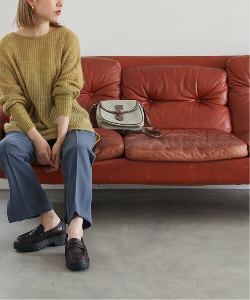 RAY CASSIN（レイカズン）の「メランジ畦ラウンドヘムチュニック（ニット/セーター・レディース・オレンジ/ライトカーキ/ベージュ・FREE）」の18枚目の写真