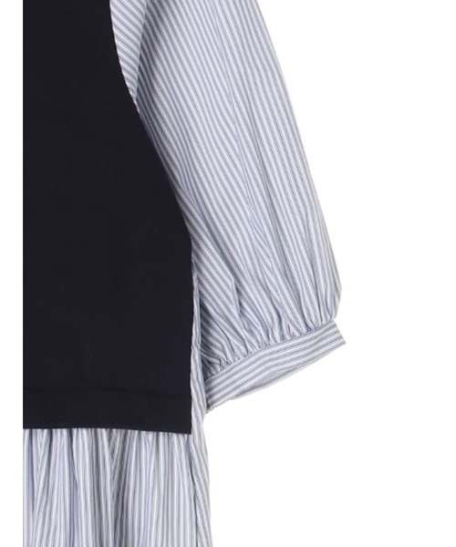 earth music&ecology（アースミュージックアンドエコロジー）の「ドッキングカットワンピース　＊（ワンピース・レディース・ベージュ/ブラック/ミント/ネイビー・FREE）」の10枚目の写真