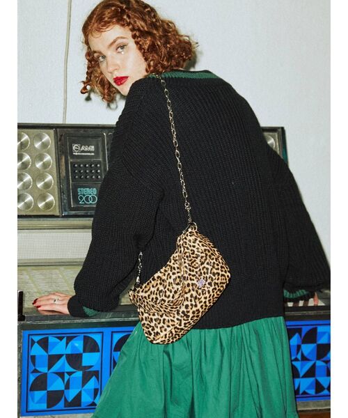 jouetie（ジュエティ）の「キルティングハーフ BAG（ハンドバッグ・レディース・ブラック/インディゴブルー/その他1・FREE）」の12枚目の写真