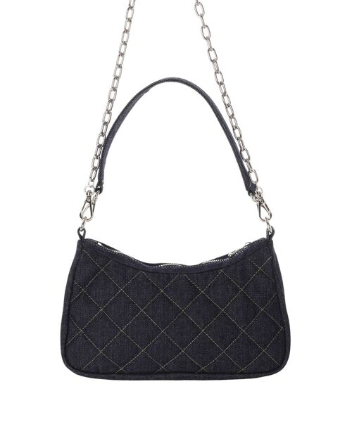 jouetie（ジュエティ）の「キルティングハーフ BAG（ハンドバッグ・レディース・ブラック/インディゴブルー/その他1・FREE）」の11枚目の写真