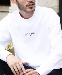 KANGOL（カンゴール）の「KANGOL カンゴール ブランド別注 ヘビーウェイトコットン オーバーサイズ ロゴ刺繍ロンT（Tシャツ/カットソー）」