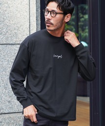 KANGOL（カンゴール）の「KANGOL カンゴール ブランド別注 ヘビーウェイトコットン オーバーサイズ ロゴ刺繍ロンT（Tシャツ/カットソー）」
