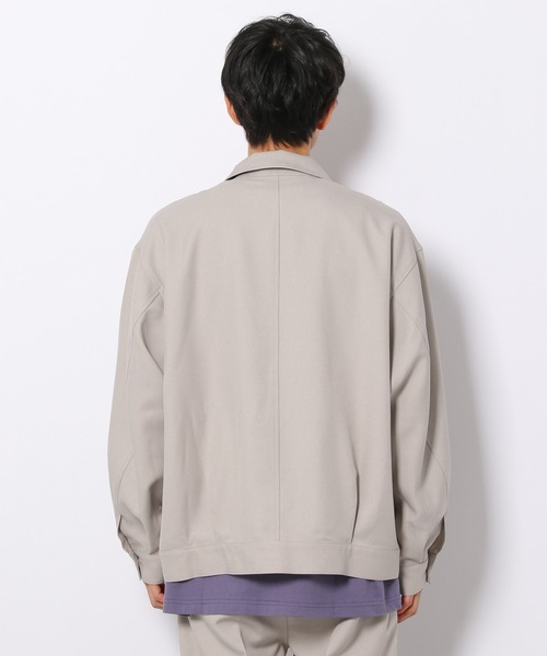 LAKOLE（ラコレ）の「ステップツイルブルゾン / 218474（ブルゾン・メンズ・ブラック/アイボリー/ネイビー・MEDIUM/LARGE）」の4枚目の写真