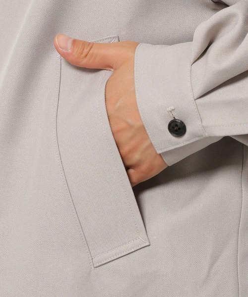 LAKOLE（ラコレ）の「ステップツイルブルゾン / 218474（ブルゾン・メンズ・ブラック/アイボリー/ネイビー・MEDIUM/LARGE）」の17枚目の写真