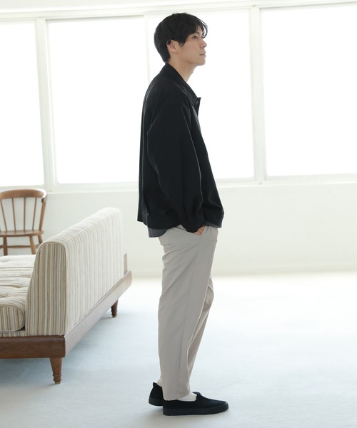 LAKOLE（ラコレ）の「ステップツイルブルゾン / 218474（ブルゾン・メンズ・ブラック/アイボリー/ネイビー・MEDIUM/LARGE）」の20枚目の写真