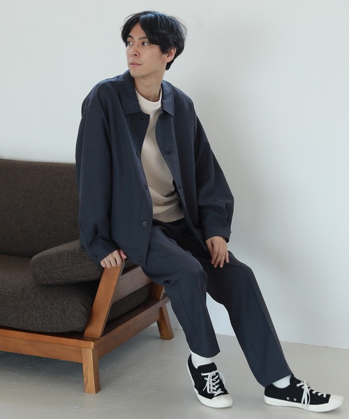 LAKOLE（ラコレ）の「ステップツイルブルゾン / 218474（ブルゾン・メンズ・ブラック/アイボリー/ネイビー・MEDIUM/LARGE）」の22枚目の写真