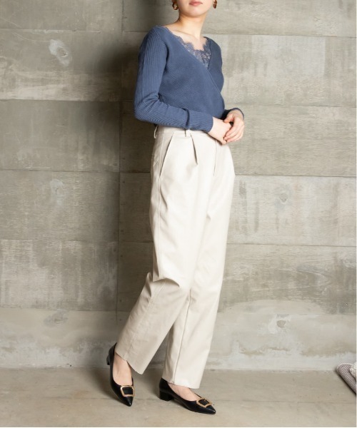 RANDA（ランダ）の「ストレスフリー/ソフト ゴールドパーツフラットパンプス（パンプス・レディース・ライトグレー/ブラック/パープル/ワイン/ベージュ/オレンジ・23/24/25/25.5/22.5/24.5/23.5/22）」の20枚目の写真