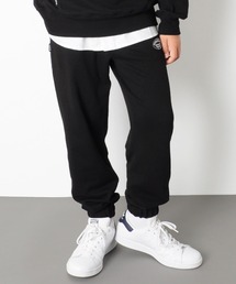 GLAZOS | [ワイドテーパード]裏毛・刺繍ワッペンパンツ【セットアップ対応】(その他パンツ)