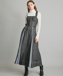 CASA FLINE ダークデニム キャミワンピース 新品 タグ付き カーサフライン フロントホック デニム ロング
