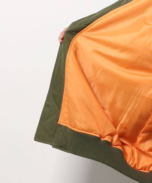 Simplicite（サンプリシテ）の「MA-1◆（ブルゾン・レディース・ブラック/カーキ・FREE）」の16枚目の写真