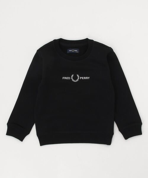 FRED PERRY（フレッドペリー）の「Kids Embroidered Sweatshirt（スウェット・キッズ・ブラック/ネイビー/カーキ/ブラック系その他・6-7/2-3/4-5/8-9）」の3枚目の写真