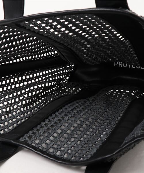 PROTCOL（プロトコル）の「PROTCOL / Braid Hand Bag / ブレイドハンドバッグ（ハンドバッグ・レディース・ブラック/オレンジ・FREE）」の3枚目の写真