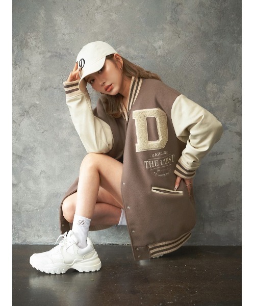 大人気だったDarichのDARLINGのスタジャン。モカ ダーリッチ メンズ