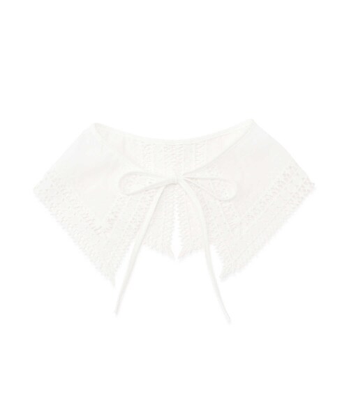 N.(N. Natural Beauty Basic)(エヌエヌナチュラルビューティーベーシック)の「ビックカラーレース付け襟(付け襟・レディース・ホワイト・フリ-)」の2枚目の写真