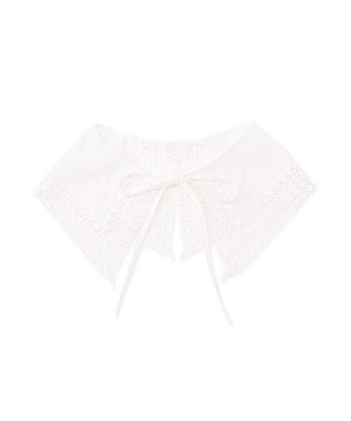 N.(N. Natural Beauty Basic)(エヌエヌナチュラルビューティーベーシック)の「ビックカラーレース付け襟(付け襟・レディース・ホワイト・フリ-)」の1枚目の写真