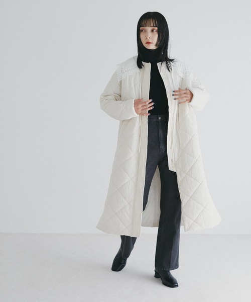 N.(N. Natural Beauty Basic)(エヌエヌナチュラルビューティーベーシック)の「ビックカラーレース付け襟(付け襟・レディース・ホワイト・フリ-)」の7枚目の写真