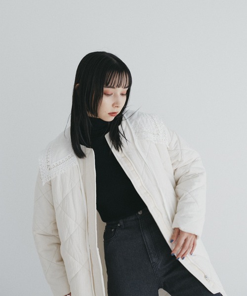 N.(N. Natural Beauty Basic)(エヌエヌナチュラルビューティーベーシック)の「ビックカラーレース付け襟(付け襟・レディース・ホワイト・フリ-)」の6枚目の写真