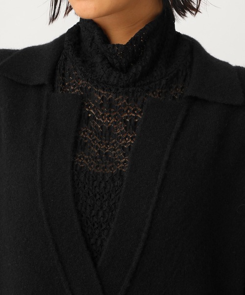 Ezick（エジック）の「スキッパーニットワンピース（ワンピース・レディース・ブラック/ピンク・FREE）」の20枚目の写真