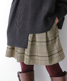 osharewalker | 【廃盤】『リボン付きグレンチェックハーフパンツ』(その他パンツ)