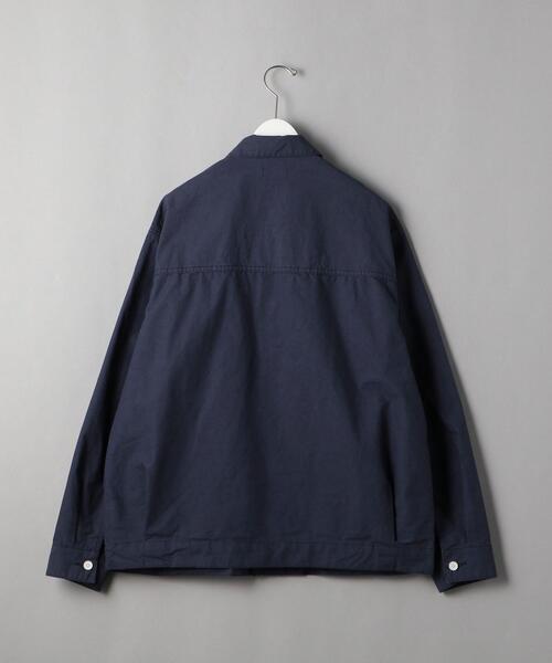 BEAUTY&YOUTH UNITED ARROWS（ビューティーアンドユースユナイテッドアローズ）の「BY コットン BAF ショート カバーオールシャツ（シャツ/ブラウス・メンズ・ベージュ/ネイビー・L/S/XL/M）」の12枚目の写真