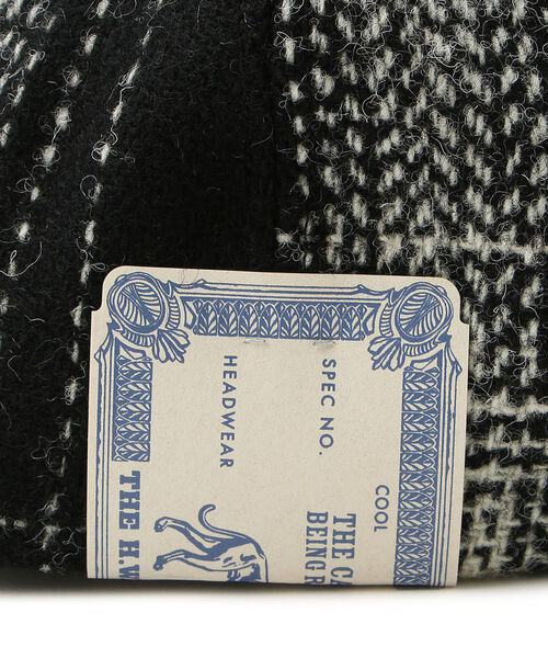 schott(ショット)の「H.W. DOG&CO./エイチダブリュードッグ/HT BASEBALL CAP/ハリスツィード(キャップ・メンズ・ブラック・FREE)」の3枚目の写真