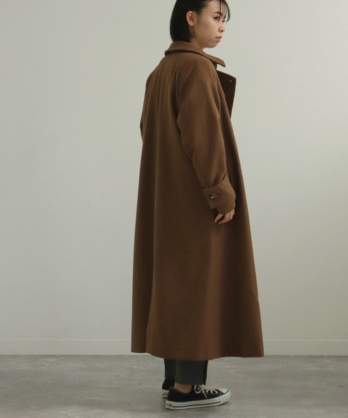 AULI（アウリィ）の「【低身長向けサイズ】3wayダブルロングコート（その他アウター・レディース・ベージュ/グリーン/ブラック・XXS/XS/S）」の16枚目の写真