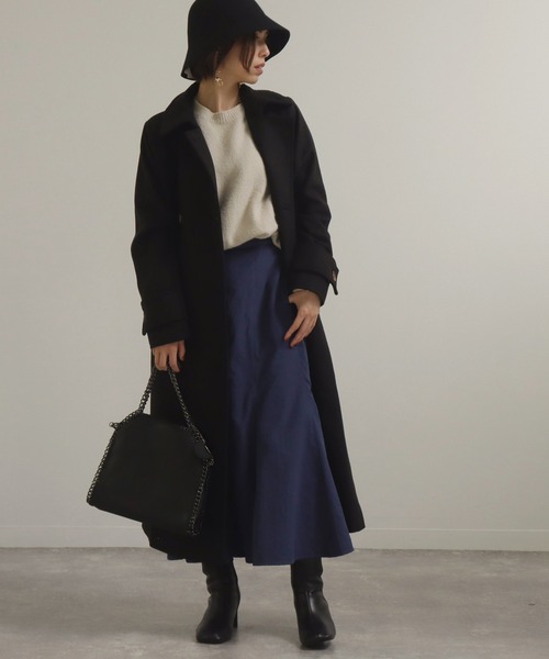 AULI（アウリィ）の「【低身長向けサイズ】3wayダブルロングコート（その他アウター・レディース・ベージュ/グリーン/ブラック・XXS/XS/S）」の6枚目の写真