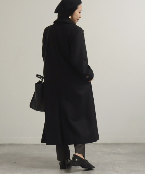 AULI（アウリィ）の「【低身長向けサイズ】3wayダブルロングコート（その他アウター・レディース・ベージュ/グリーン/ブラック・XXS/XS/S）」の10枚目の写真