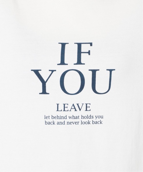 SLOBE IENA(スローブイエナ)の「IF YOUグラフィックロンTEE【手洗い可能】◆(Tシャツ/カットソー・レディース・ネイビー/グリーン・FREE)」の20枚目の写真
